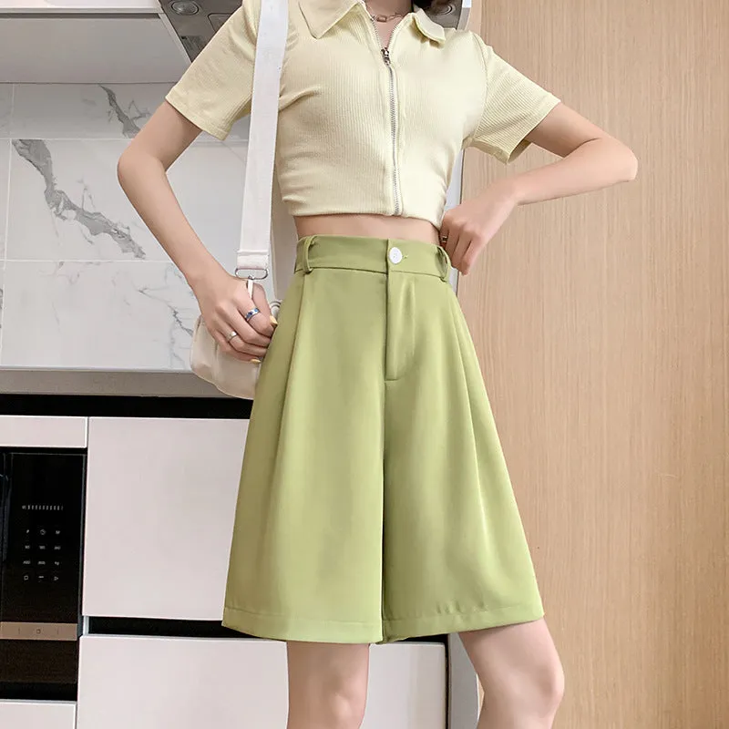 High Waist Casual Shorts