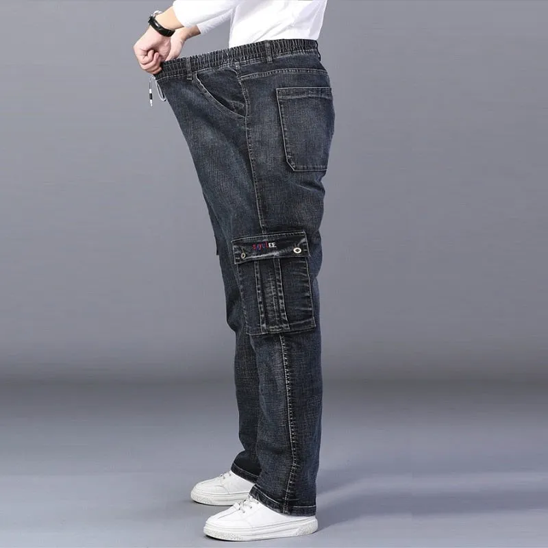 High Waist Jeans Pockets Decorated Jeans