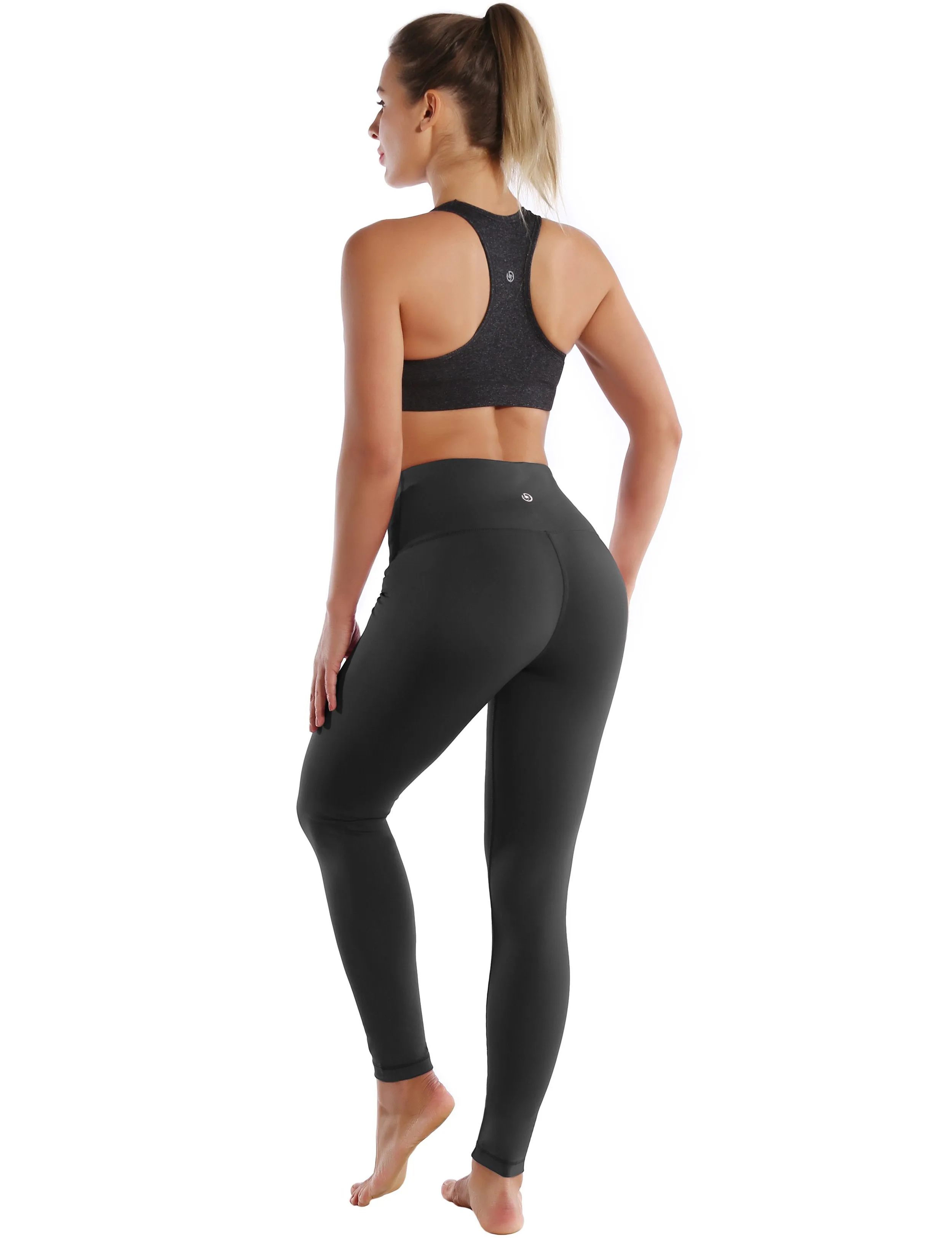 High Waist Pilates Pants shadowcharcoal ins_Pilates