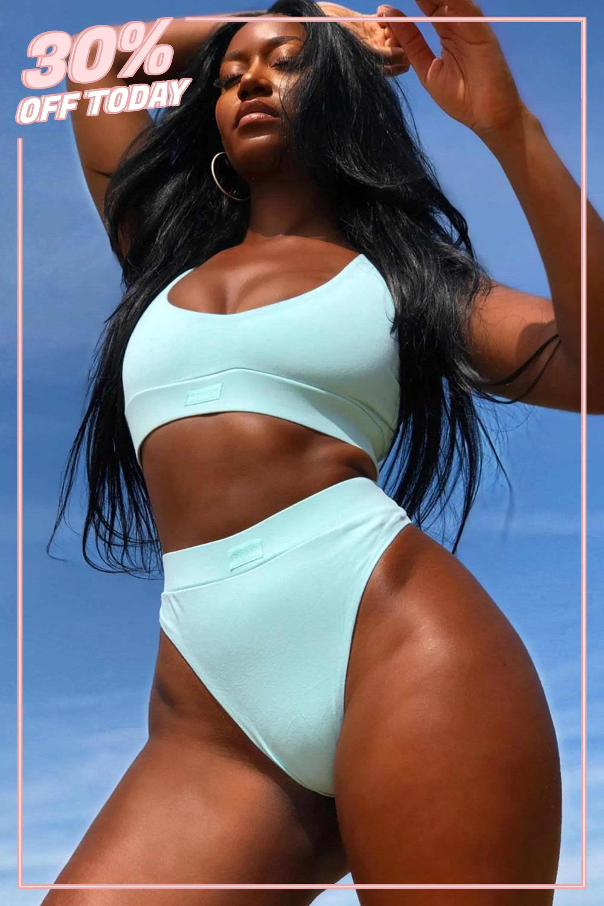 Home Comforts High Waisted Thong in Mint