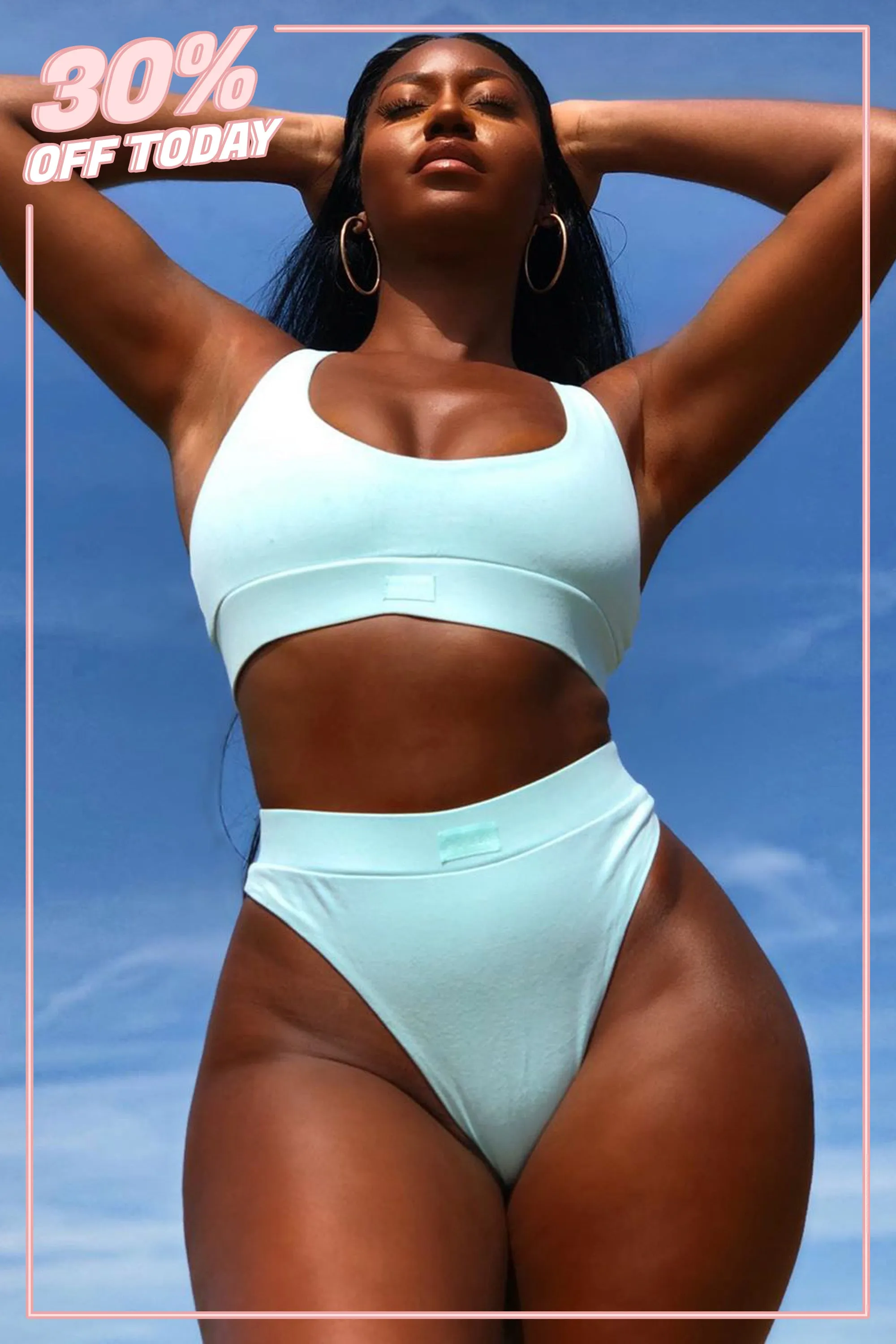 Home Comforts High Waisted Thong in Mint