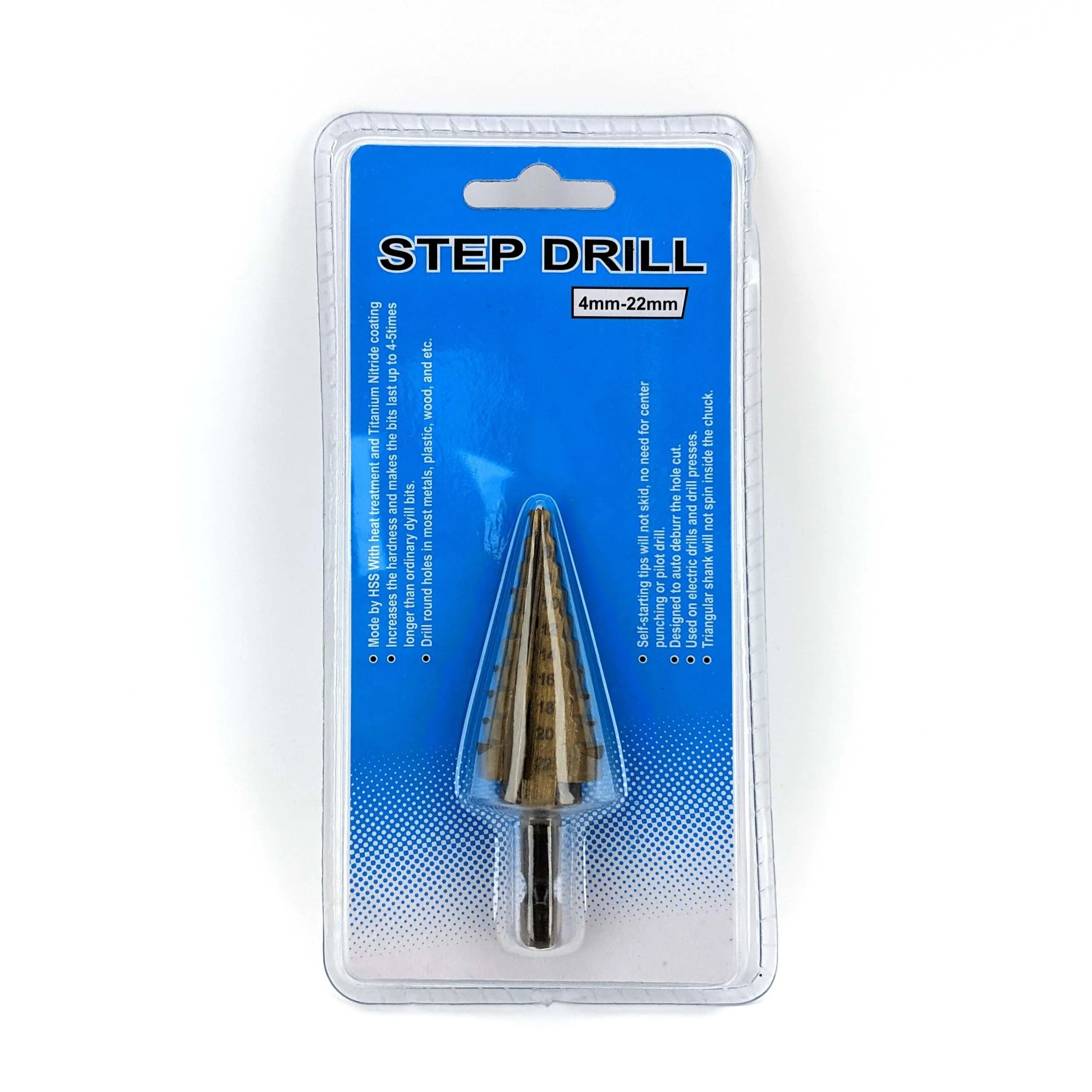 HSS Step Stepped Drill Bit 4mm-22mm