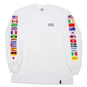 HUF Flag Long Sleeve T Shirt