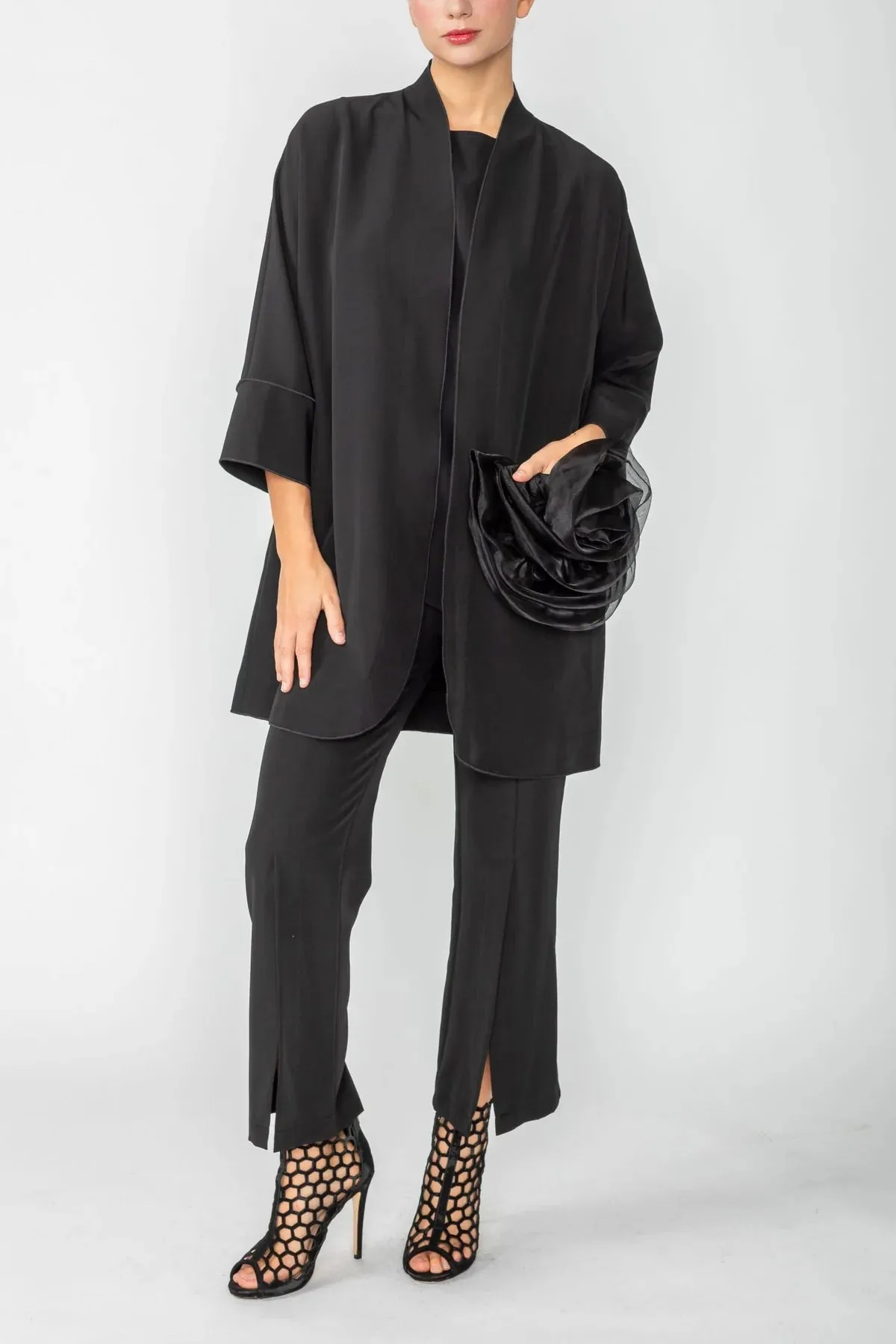 IC COLLECTION Jacket- 6130J- BLACK