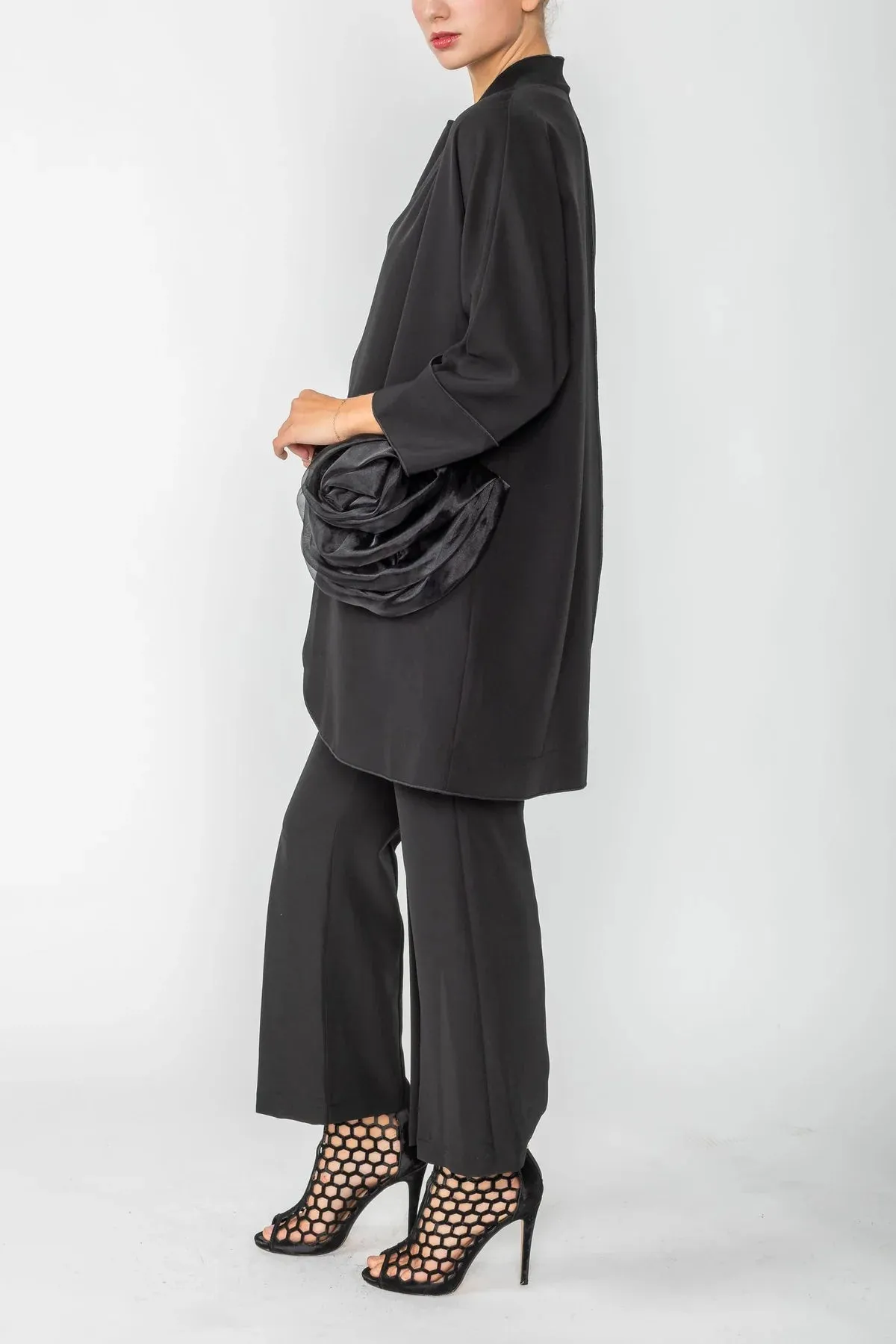 IC COLLECTION Jacket- 6130J- BLACK