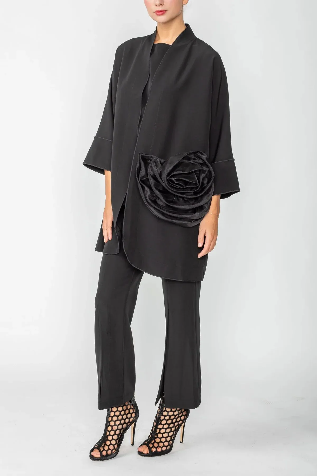 IC COLLECTION Jacket- 6130J- BLACK