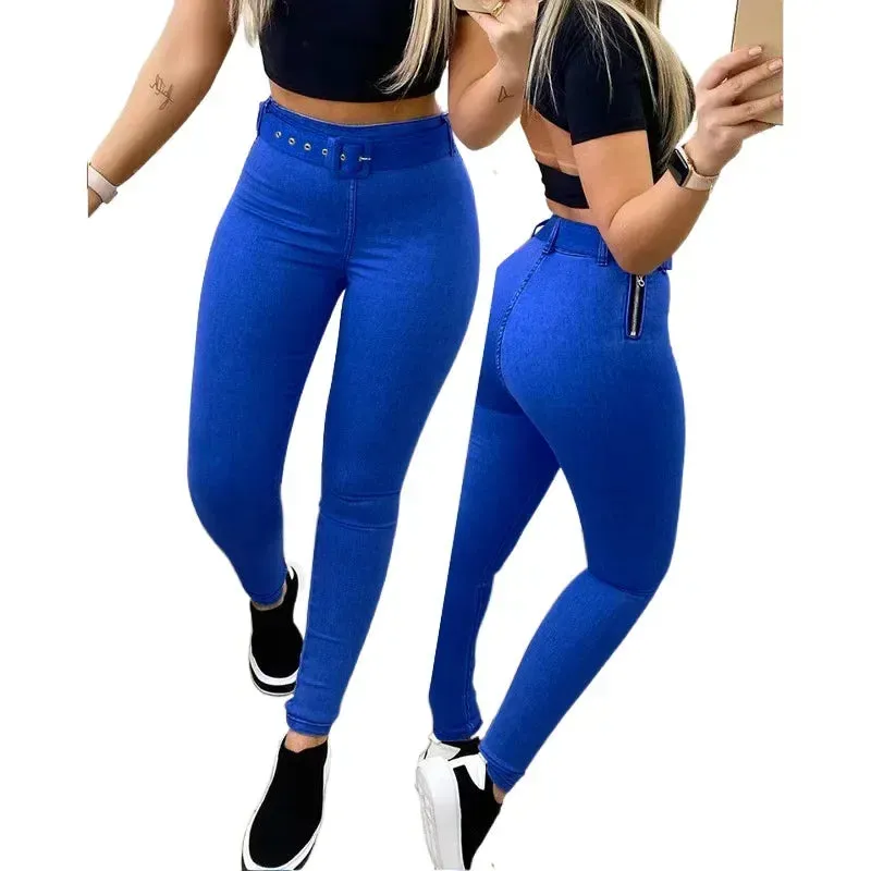 Imani Vintage High Waist Women Denim Pants