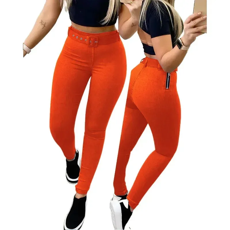 Imani Vintage High Waist Women Denim Pants
