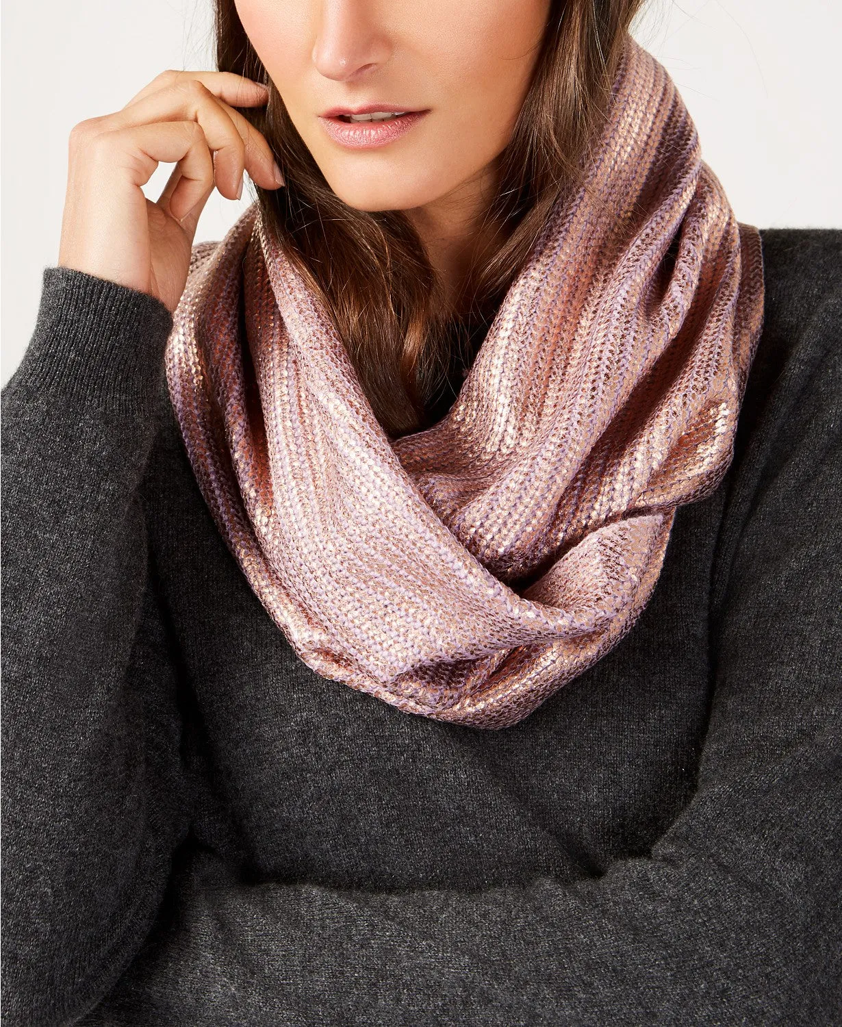 I.N.C. Liquid Shine Infinity Scarf