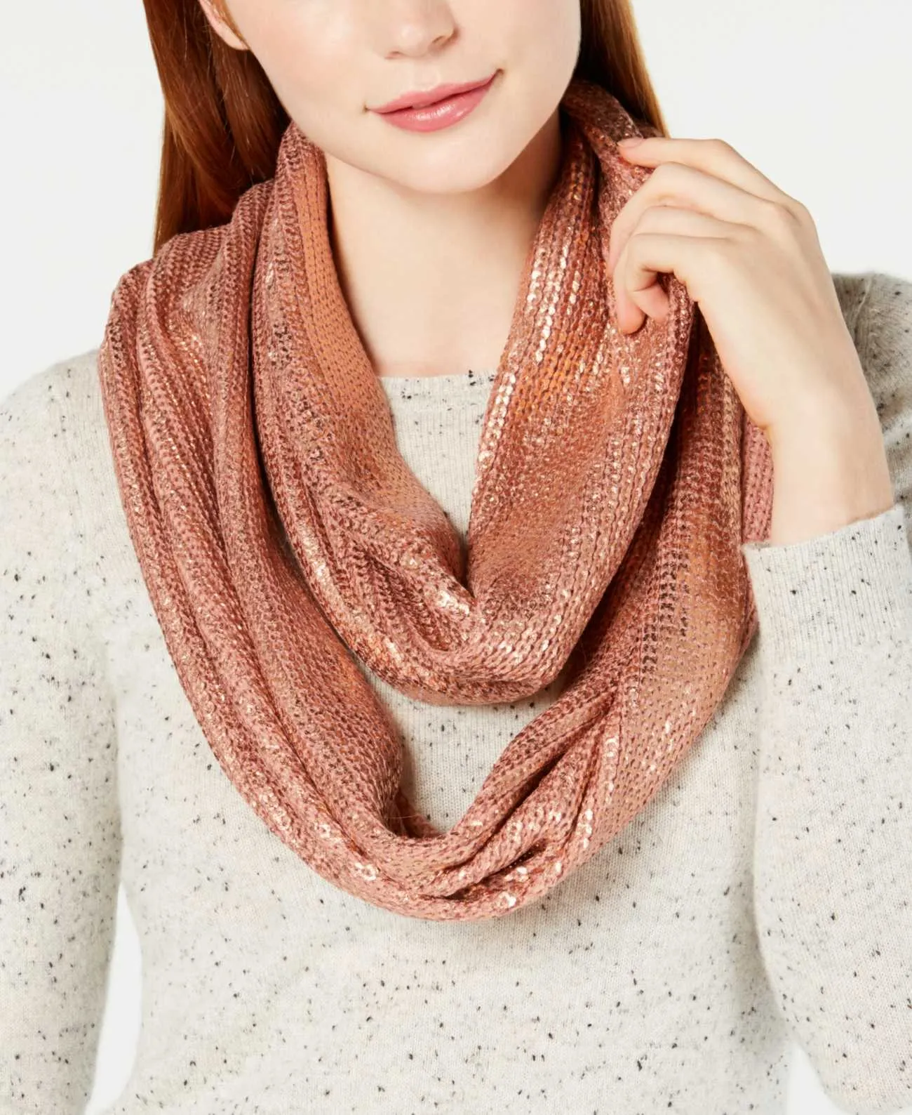 I.N.C. Liquid Shine Infinity Scarf