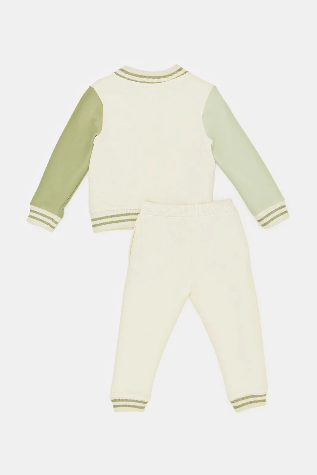 Infant Boys Green Simba Print Set (3 Piece)