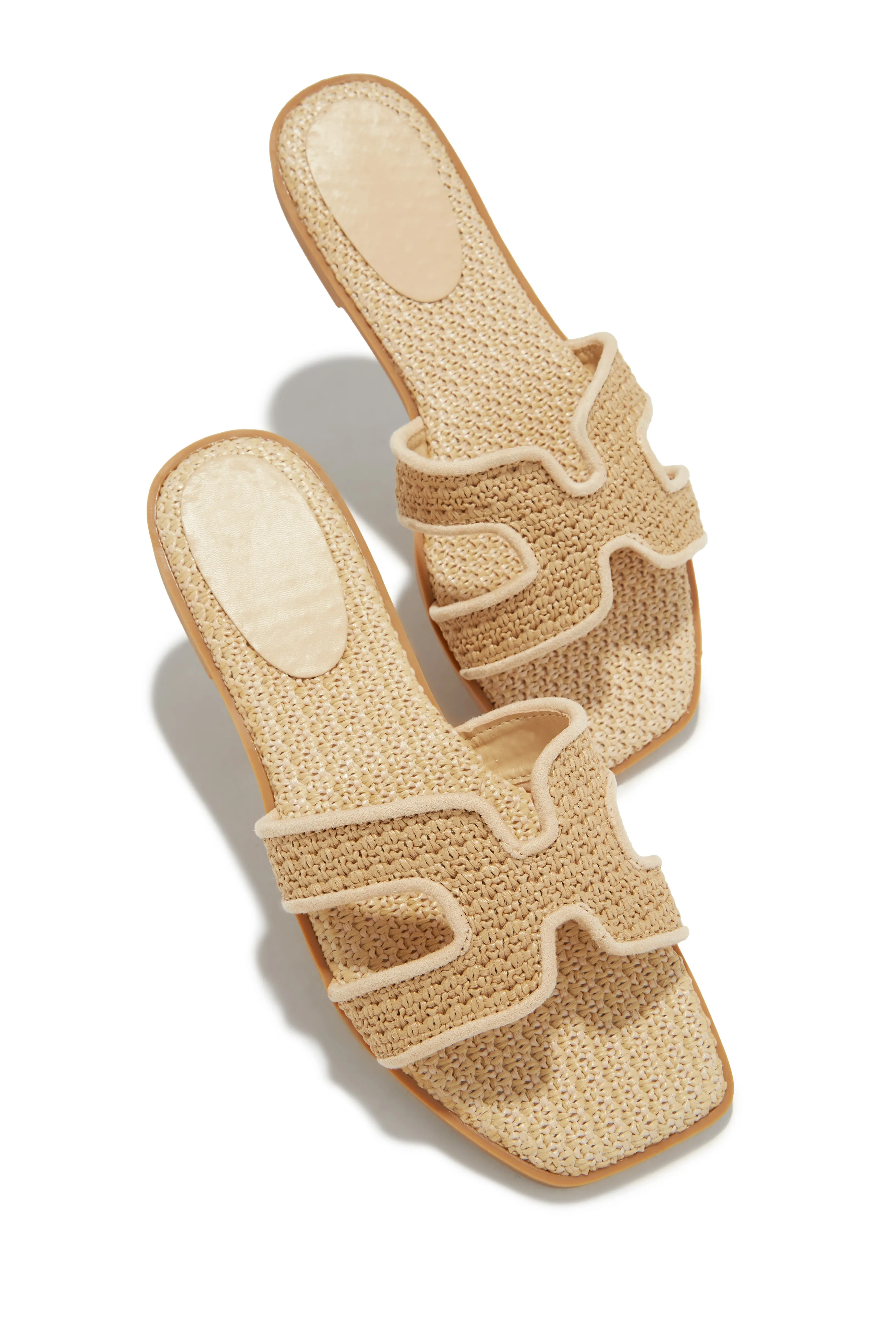 Island Getaway Slip On Sandals - Nude