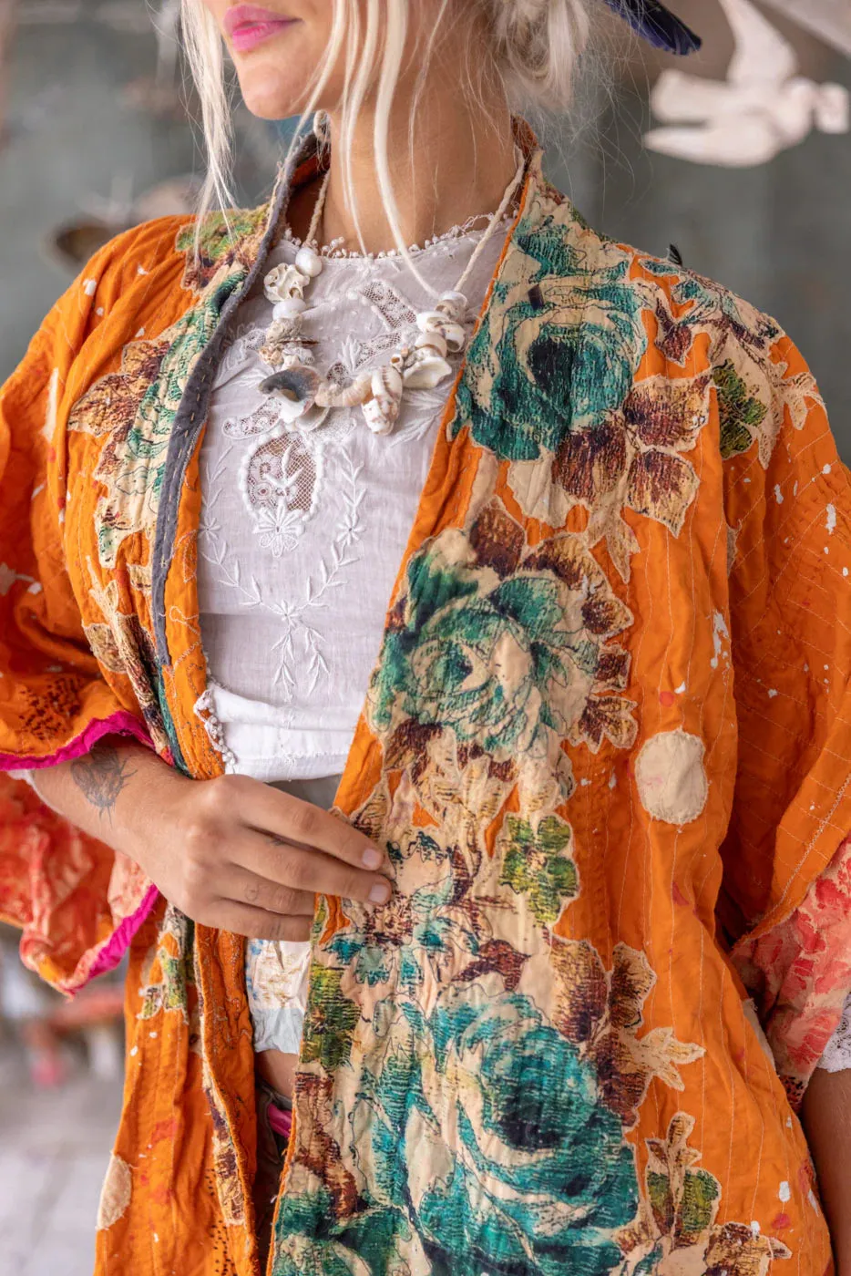 Jacket 1154 Polka Dot Dashi Kimono  Marmalade