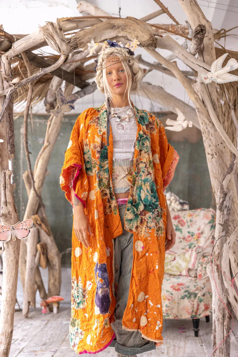 Jacket 1154 Polka Dot Dashi Kimono  Marmalade