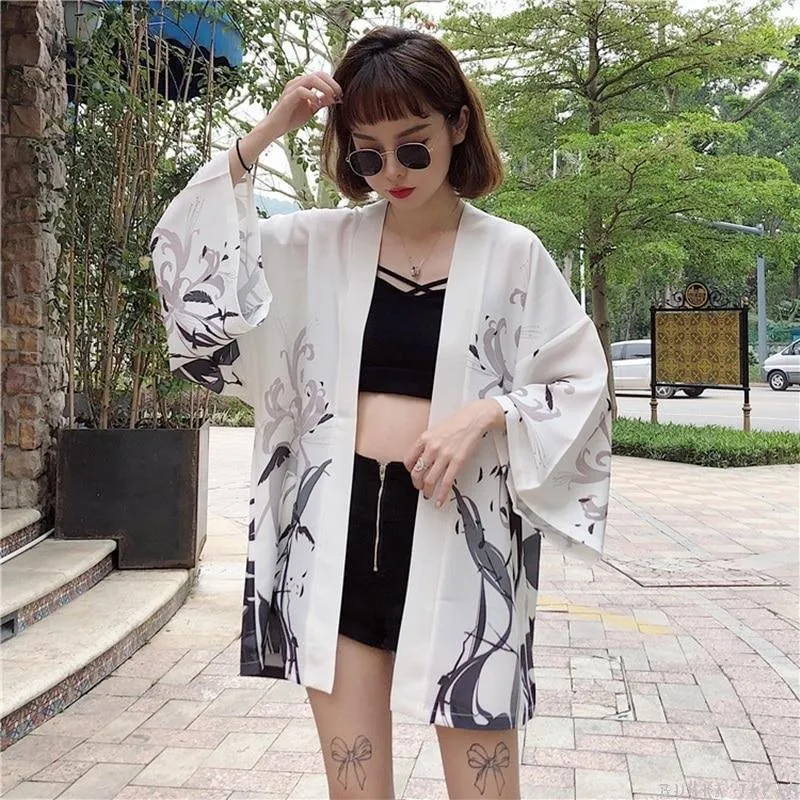 Japanese Kimono Cardigan Yatagarasu