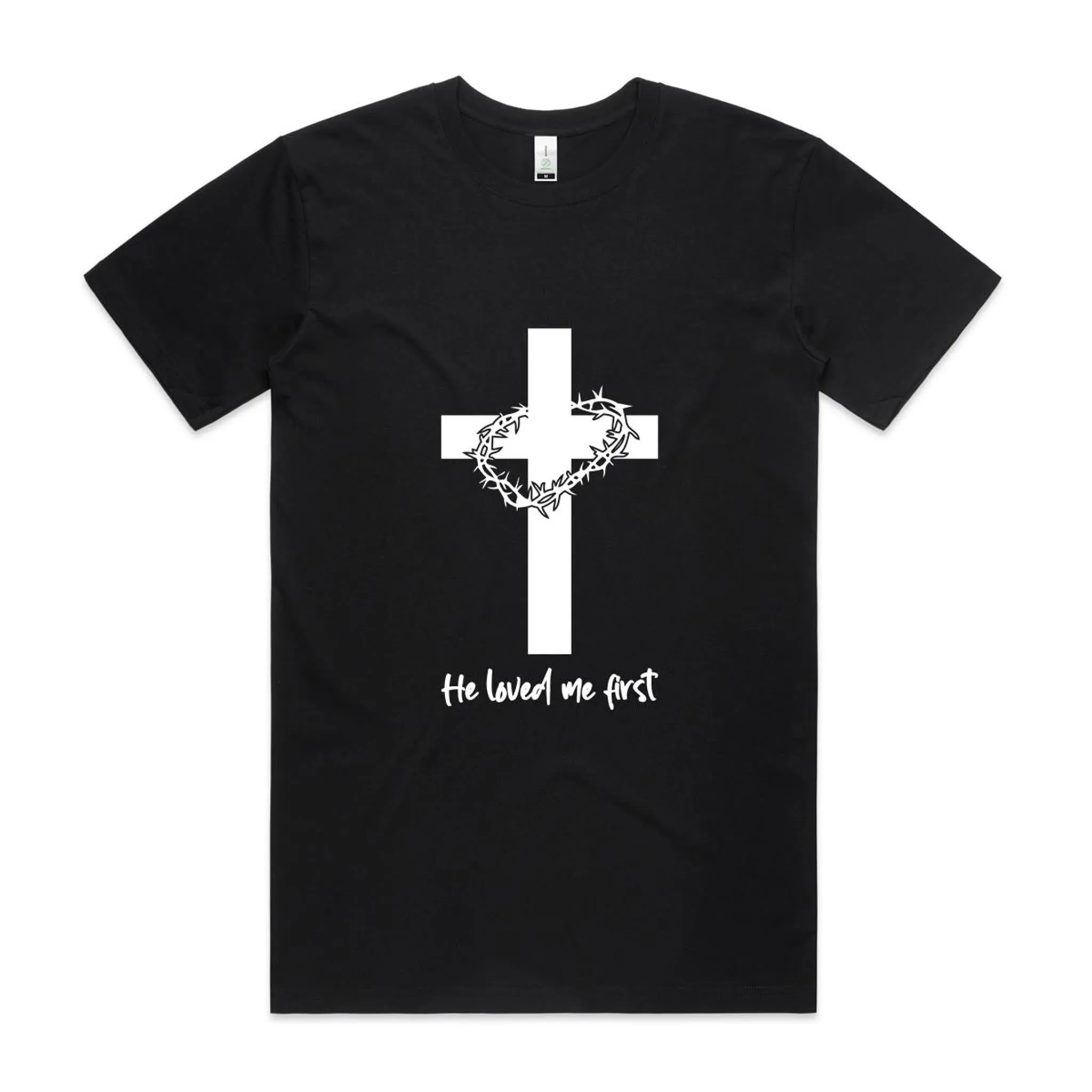 Jesus Christ Loved Me First Organic Tee