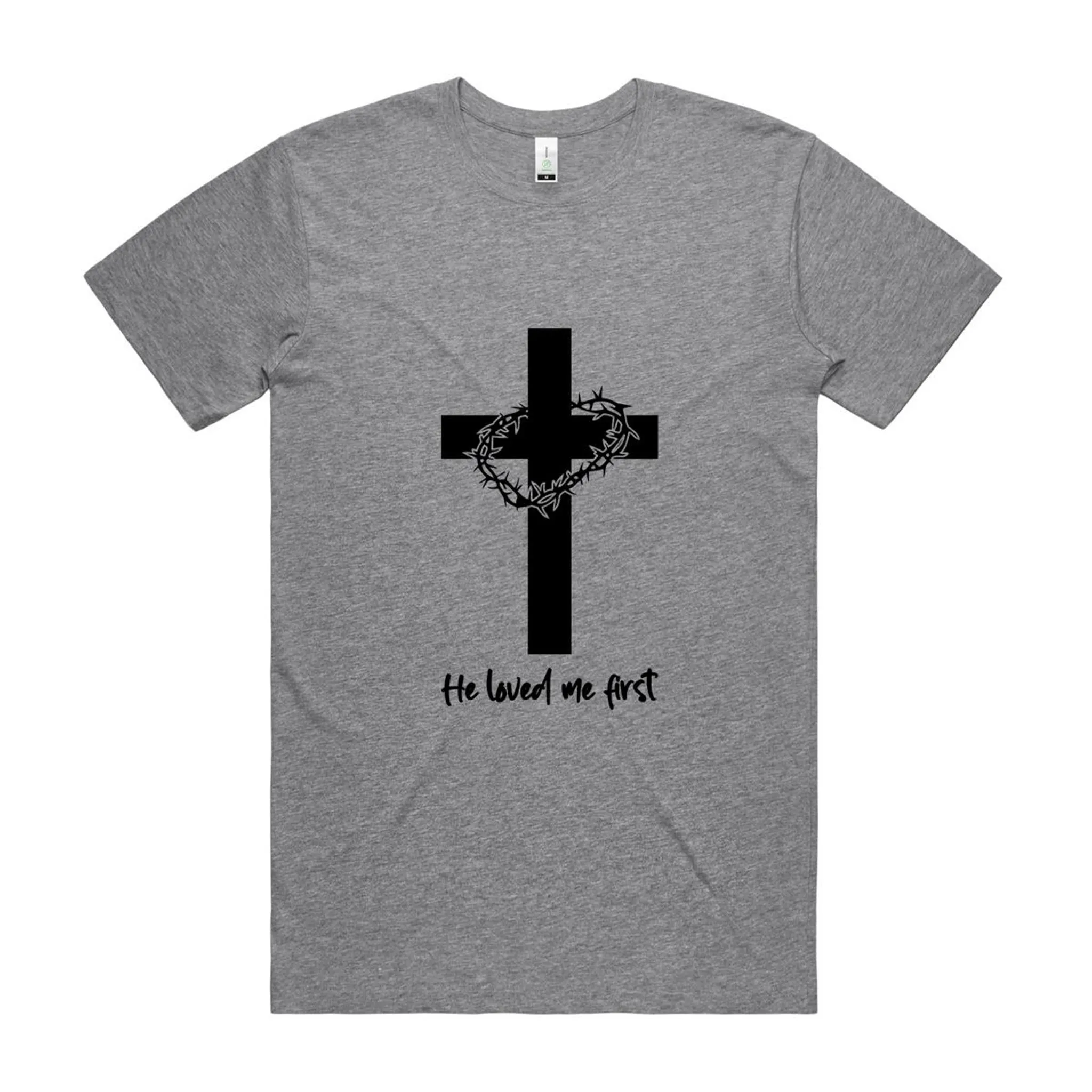 Jesus Christ Loved Me First Organic Tee