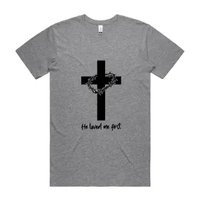 Jesus Christ Loved Me First Organic Tee