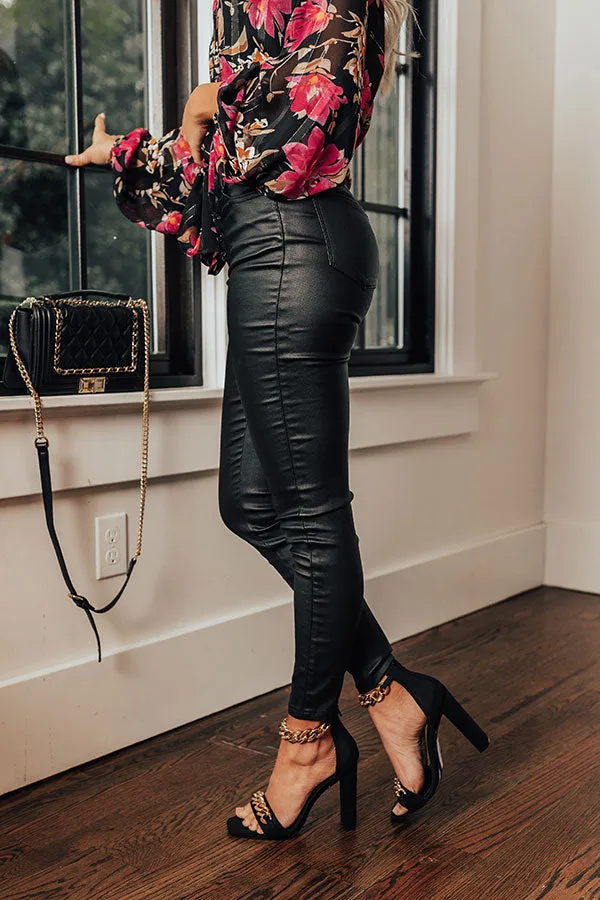KanCan The Aleana High Waist Coated Skinny