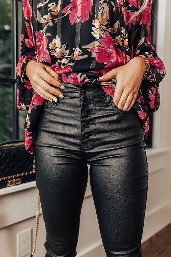 KanCan The Aleana High Waist Coated Skinny