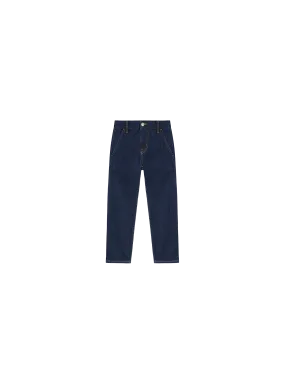 Kid's Hemp Denim Elastic Waist Jeans—rinse wash