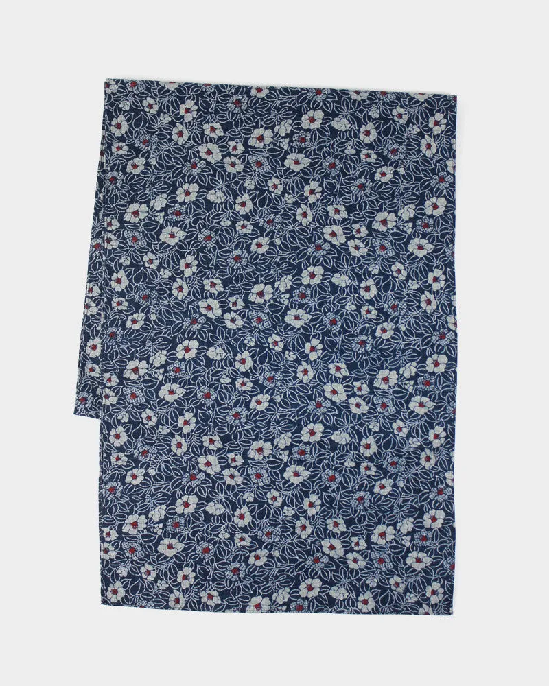 Kiriko Original Scarf, Classic, Indigo Small Tsubaki