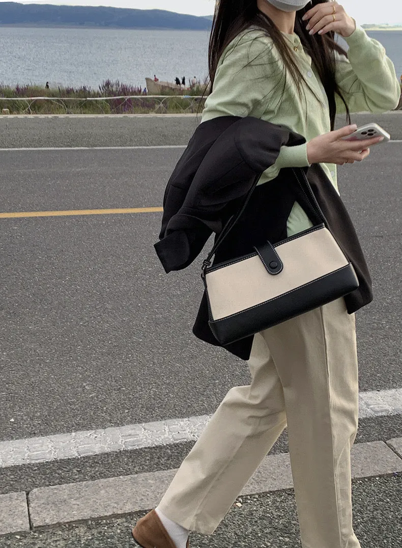 [Korean Style] 2 Color High Waist Loose Fit Pleated Harlem Trousers