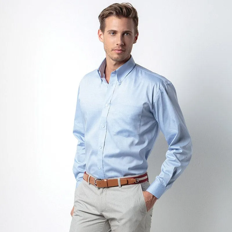 Kustom Kit KK105 Men's Long Sleeve Corporate Oxford Shirt