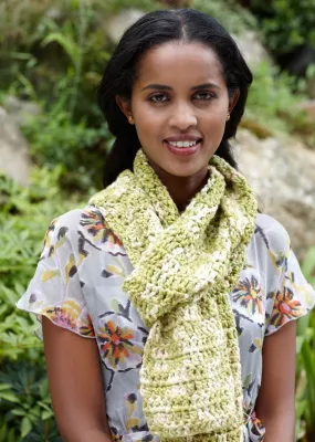 Lime Fizz Scarf Pattern (Crochet)