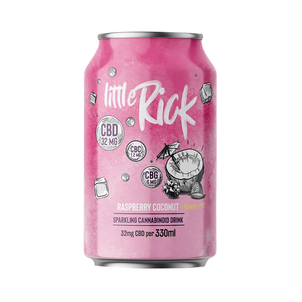 Little Rick - Sparkling 32mg CBD Drink - Various Flavours