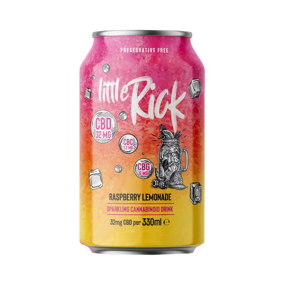 Little Rick - Sparkling 32mg CBD Drink - Various Flavours