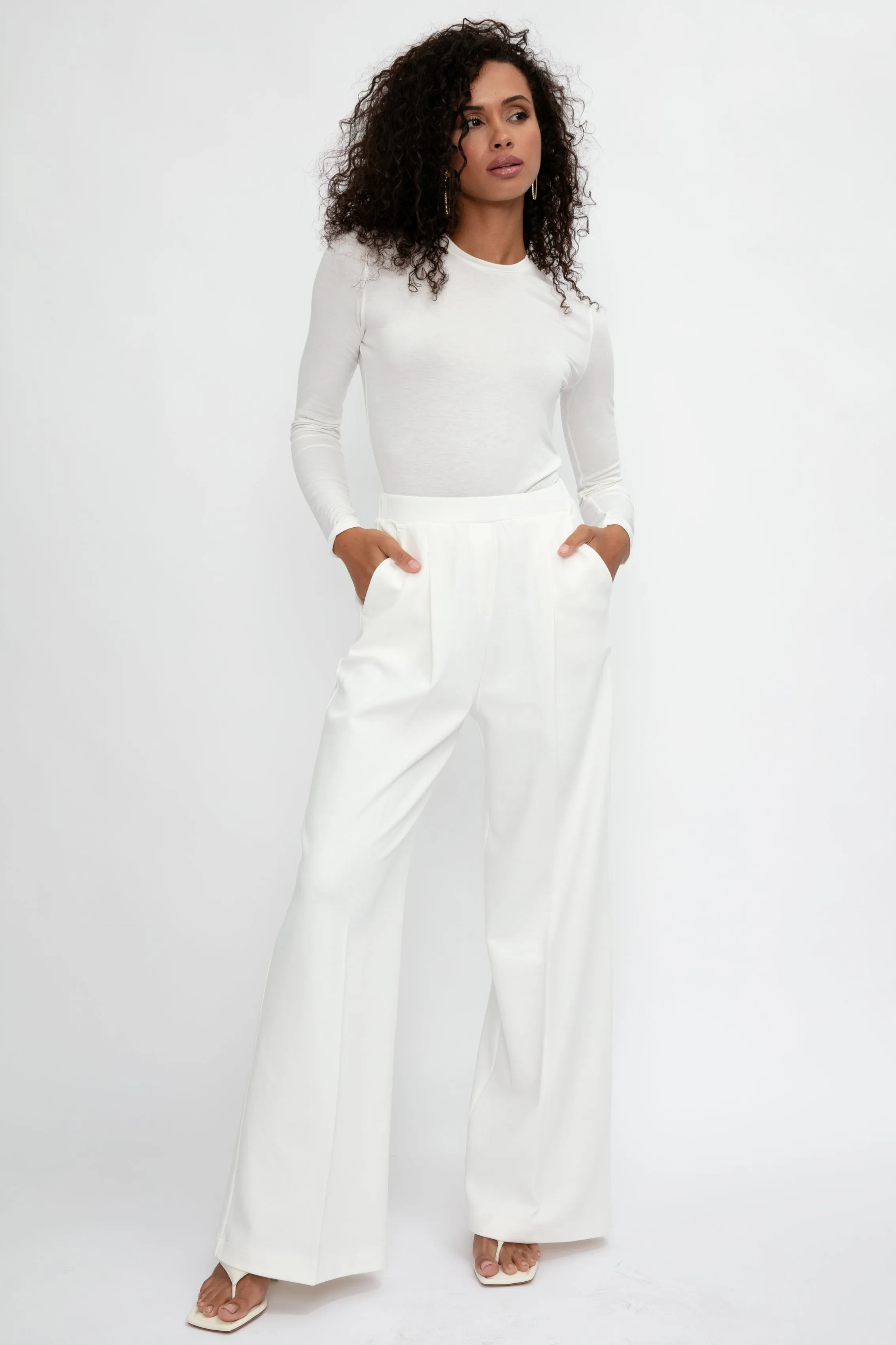 Livigno Long Sleeve T-Shirt in White