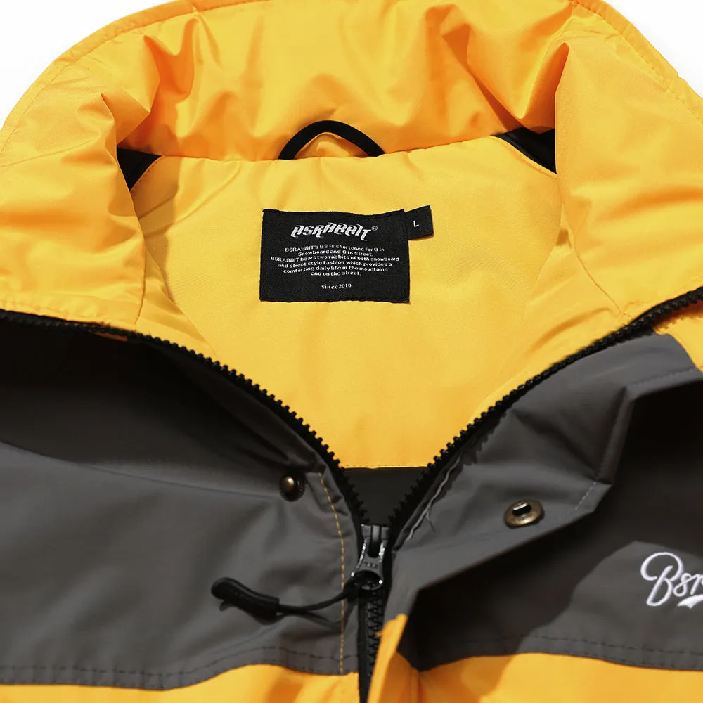 LOGO PADDING JUMPER YELLOW GRAY