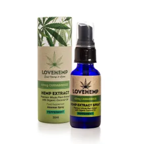 Love Hemp™ 400mg CBD Oil Spray – 30ml PRICE REDUCED!!