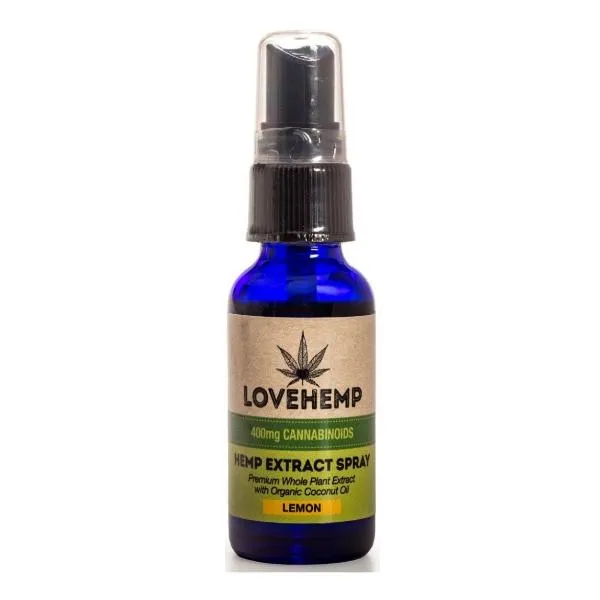 Love Hemp™ 400mg CBD Oil Spray – 30ml PRICE REDUCED!!
