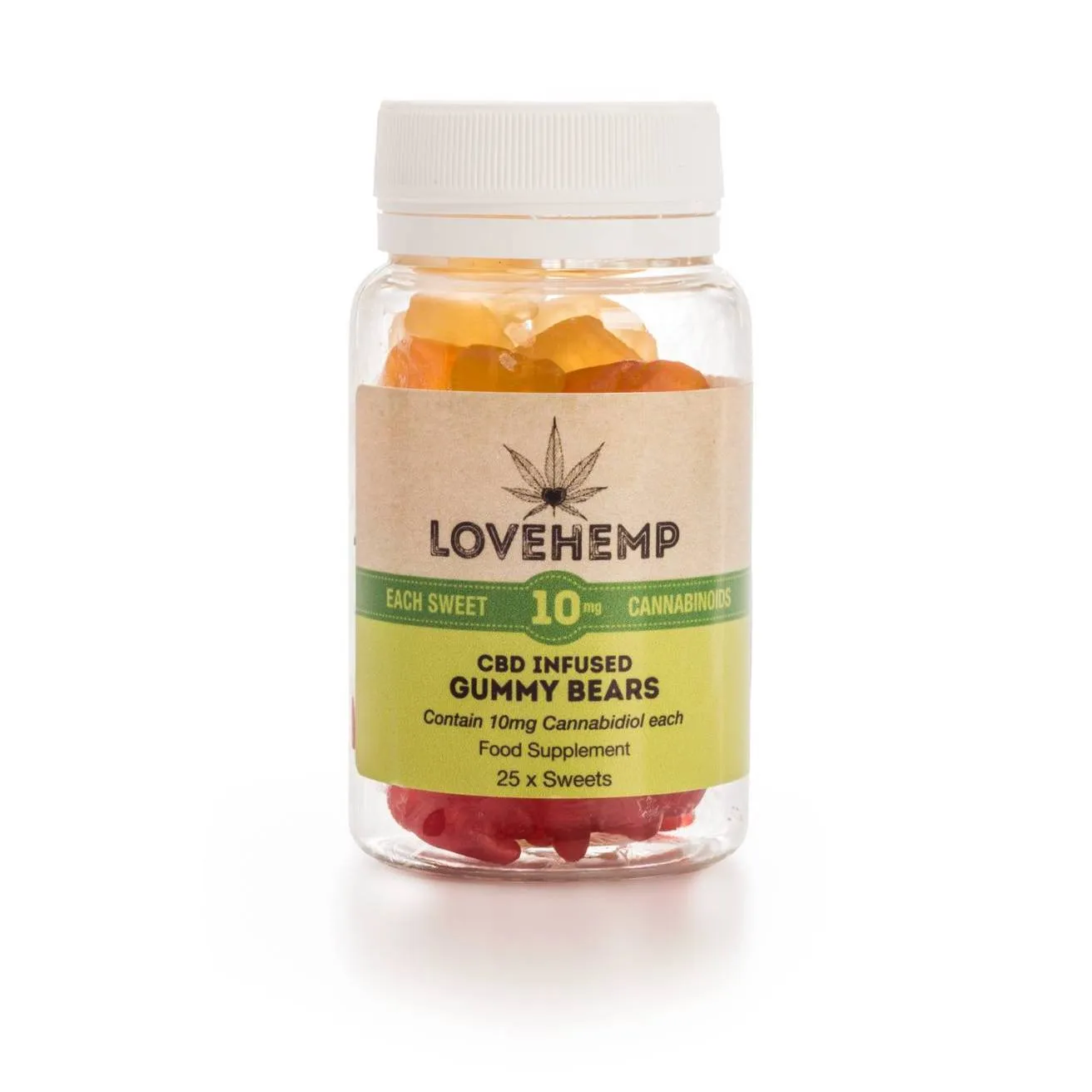 Love Hemp - CBD Gummy Bears 10mg Per Bear