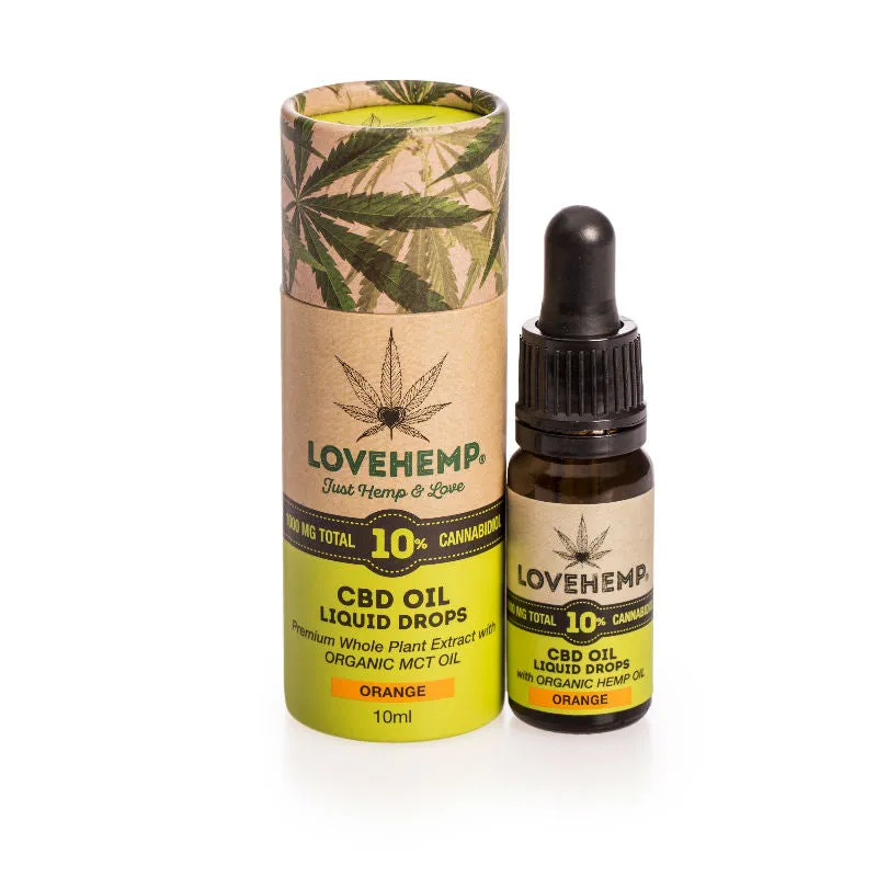 Love Hemp™ CBD Oil 10ml ‐ 1000mg 10% CBD