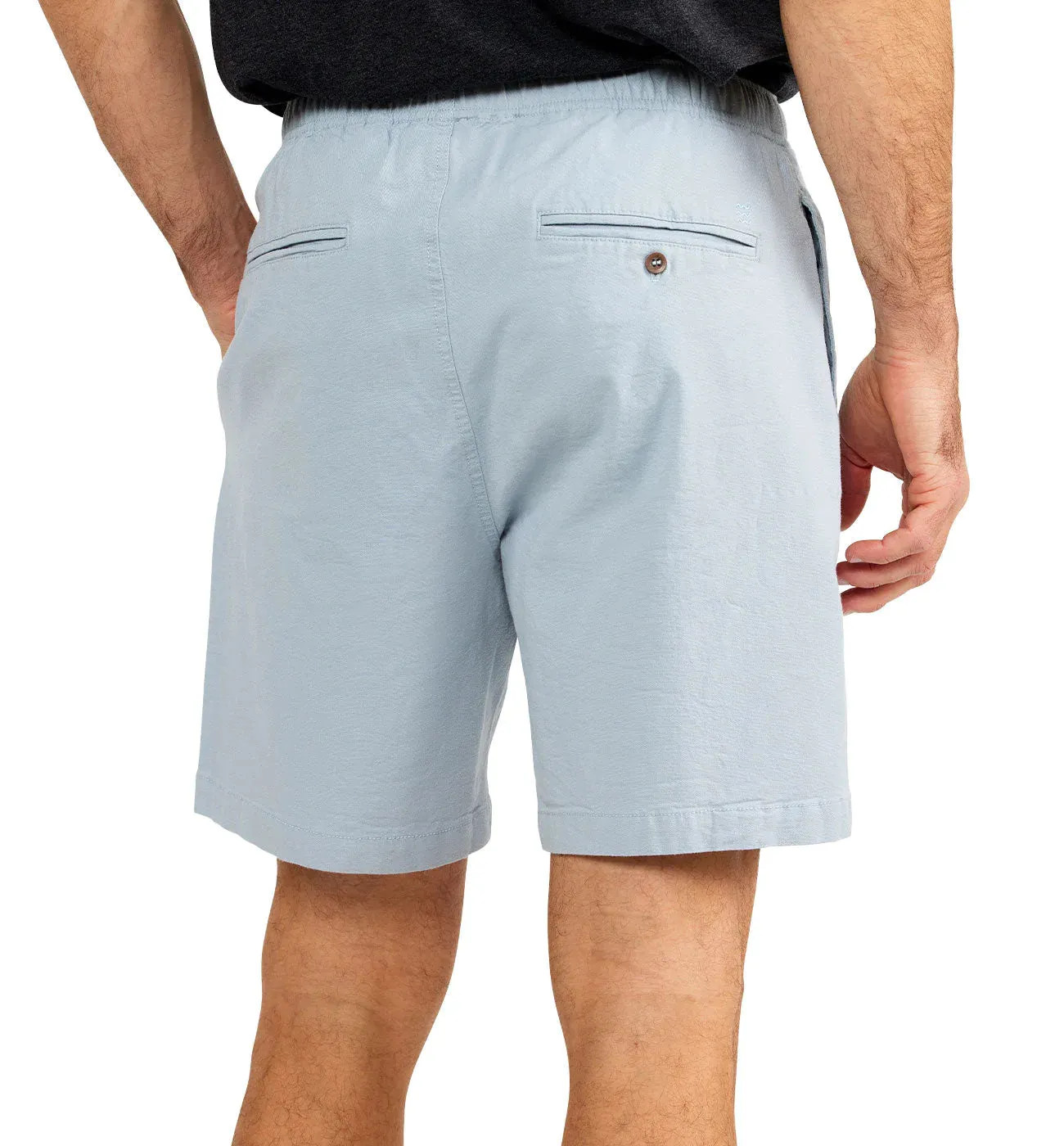 Men's Stretch Canvas Short – 7" - Bay Blue