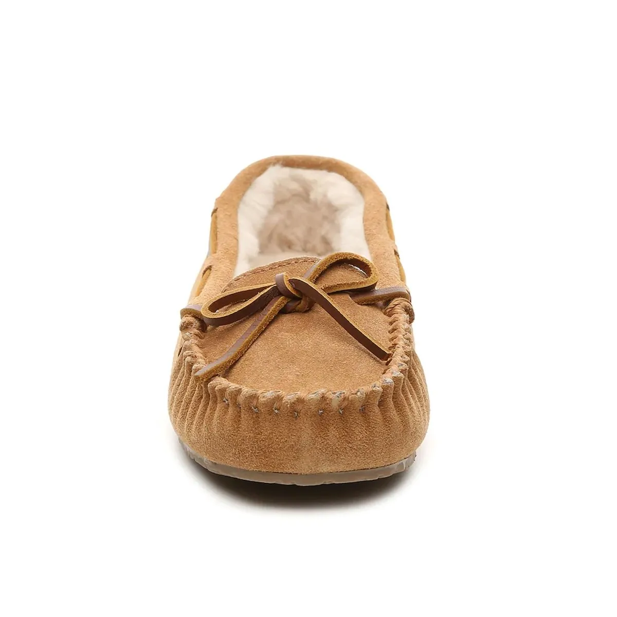 Minnetonka Women's 4011 Cally Slipper Tan Suede