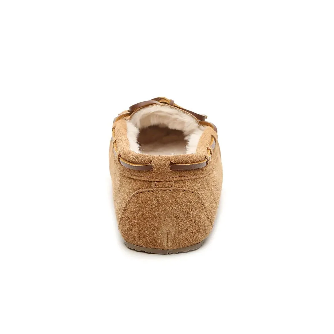Minnetonka Women's 4011 Cally Slipper Tan Suede