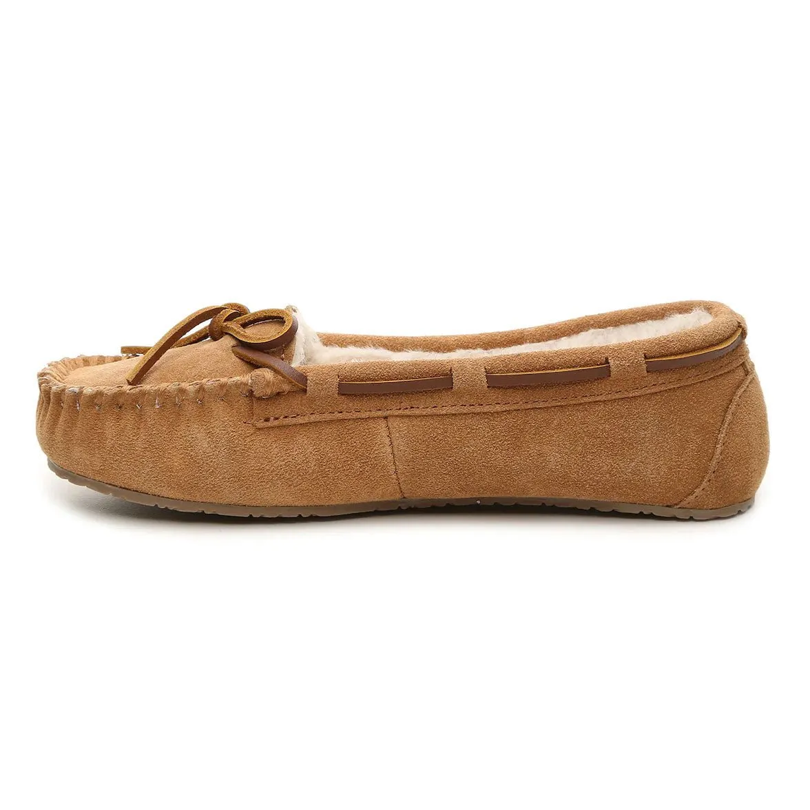 Minnetonka Women's 4011 Cally Slipper Tan Suede