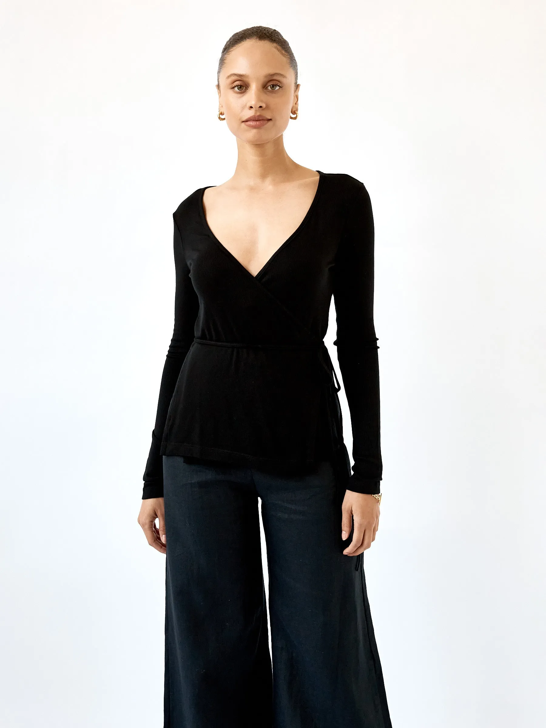Misty Wrap Top