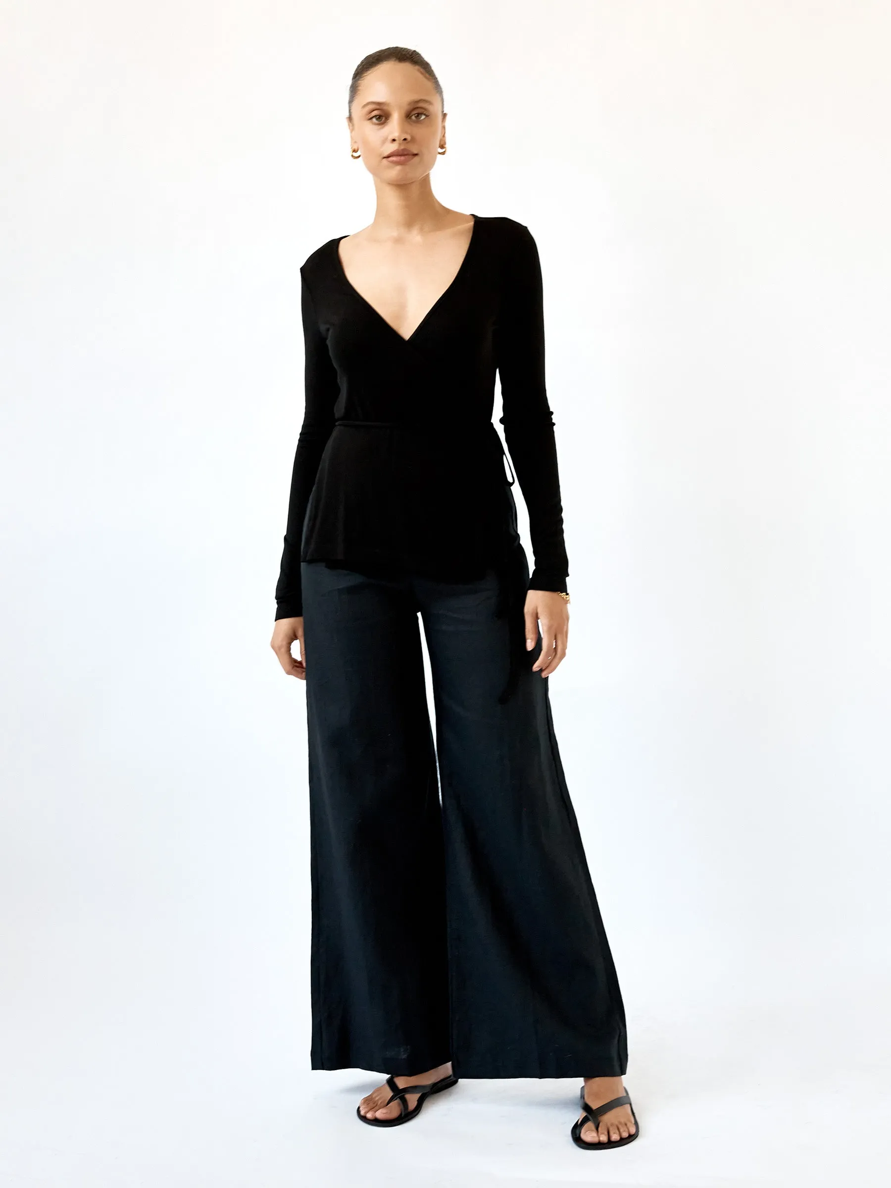 Misty Wrap Top