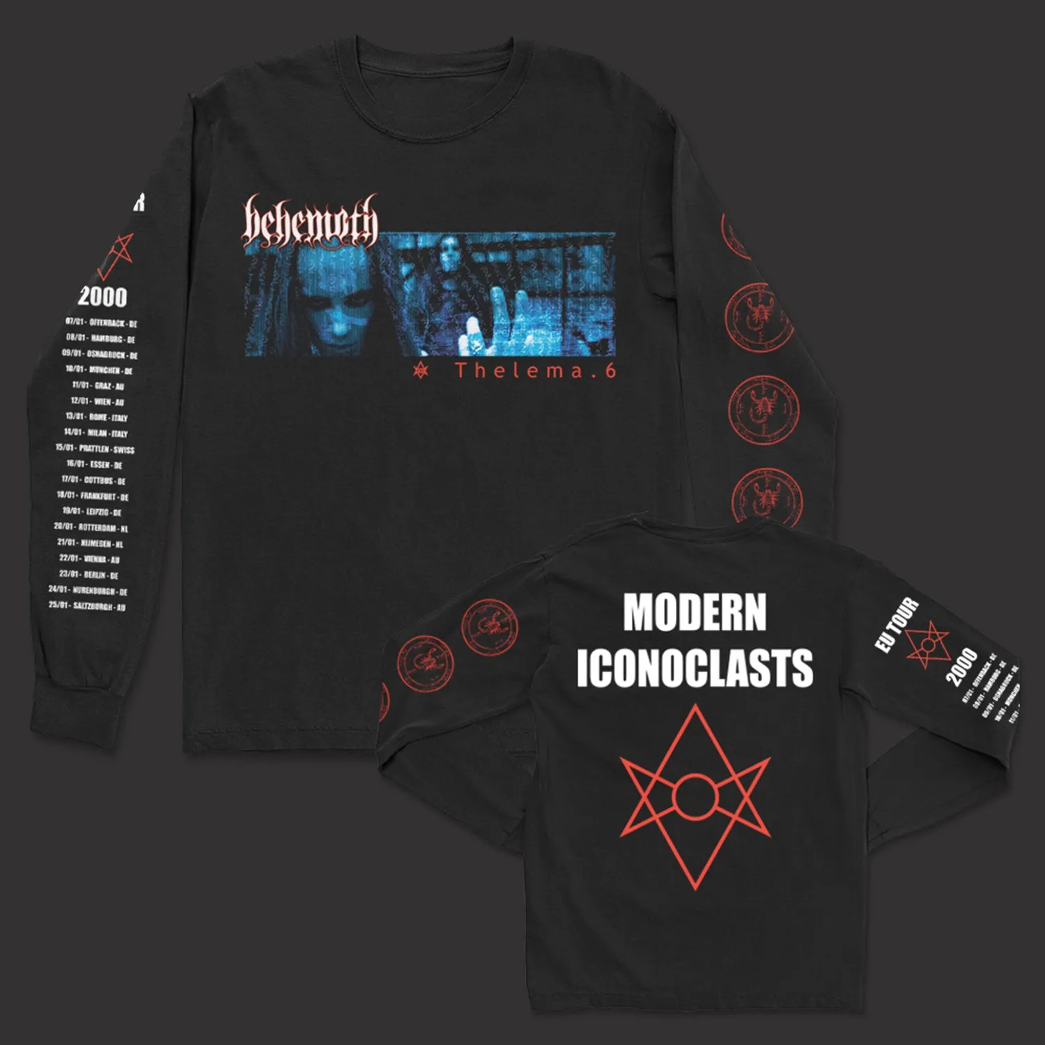 Modern Iconoclasts EU Tour 2000 Long Sleeve (Black)