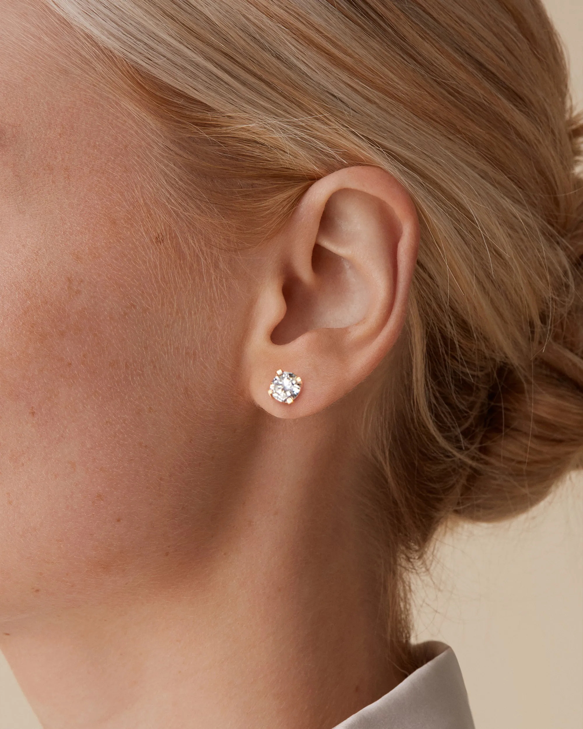 Moissanite Studs