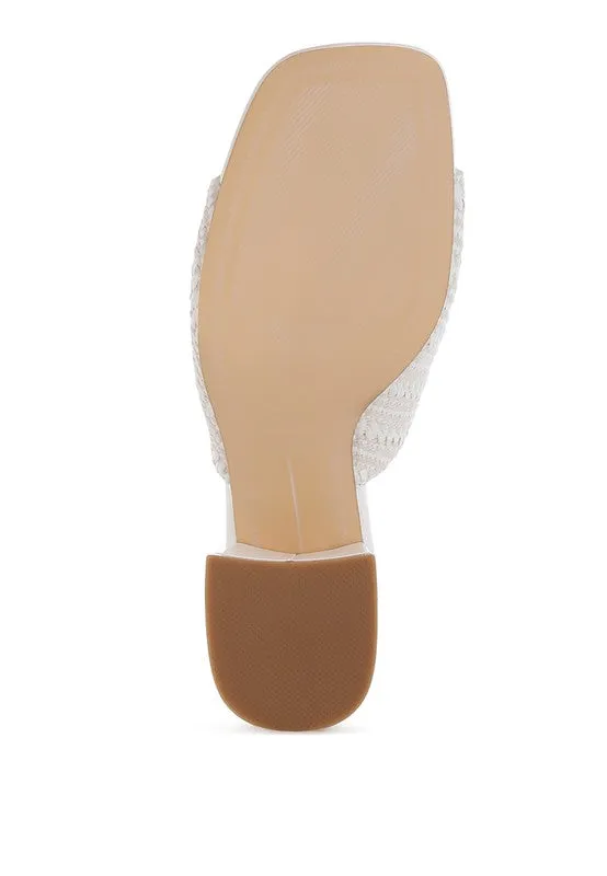 Morgana Woven Raffia Slip On