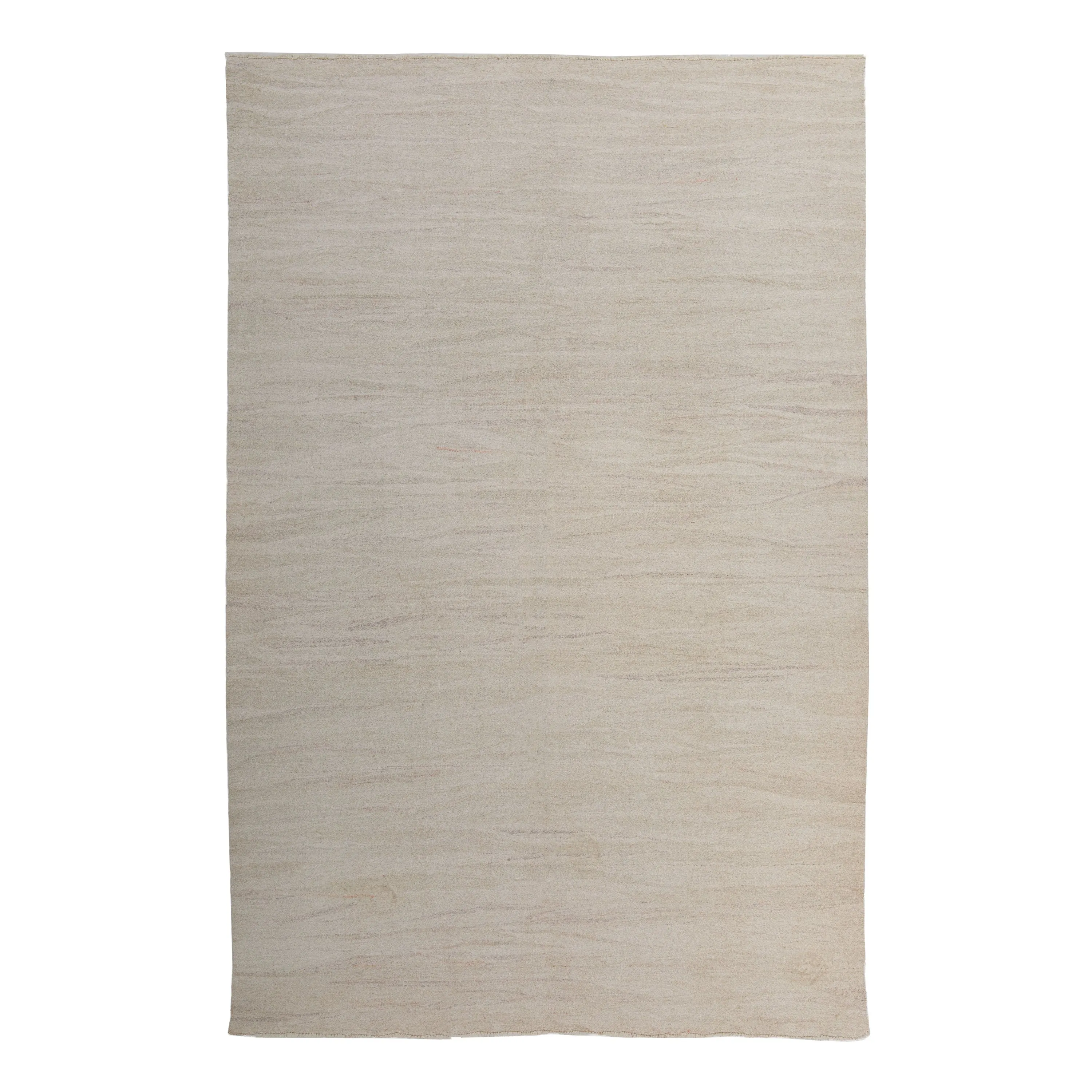 Natural Turkish Kilim Hemp Rug - 5'8" x 8'9"