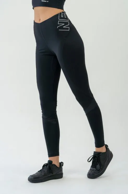 Nebbia Fit Activewear High Waist Leggings - Black