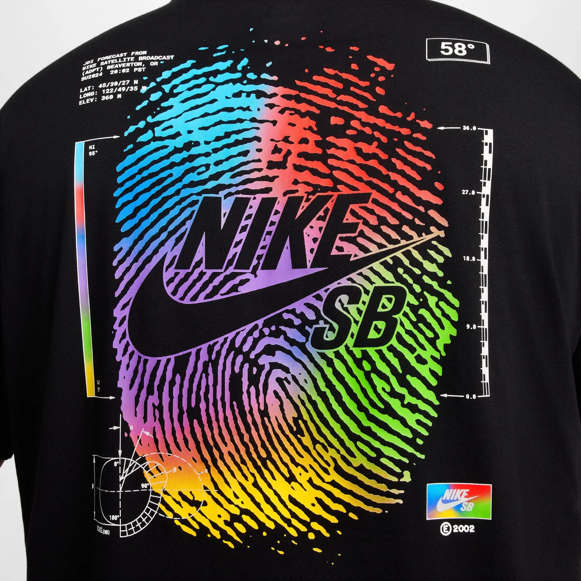 NIKE SB FORCAST SKATE TEE BLACK