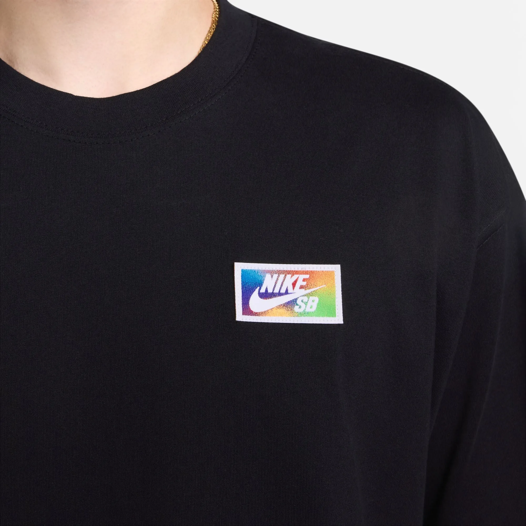 NIKE SB FORCAST SKATE TEE BLACK